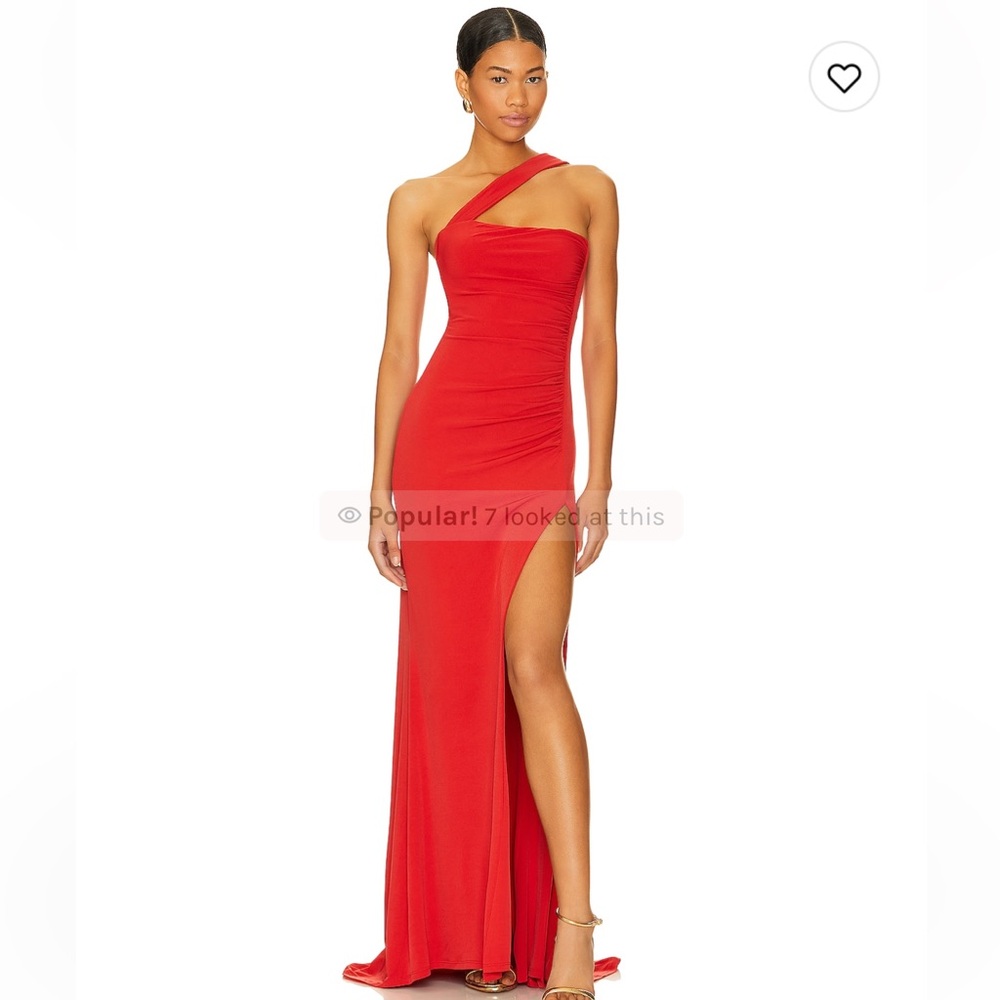 NOOKIE ALBA GOWN IN CHERRY